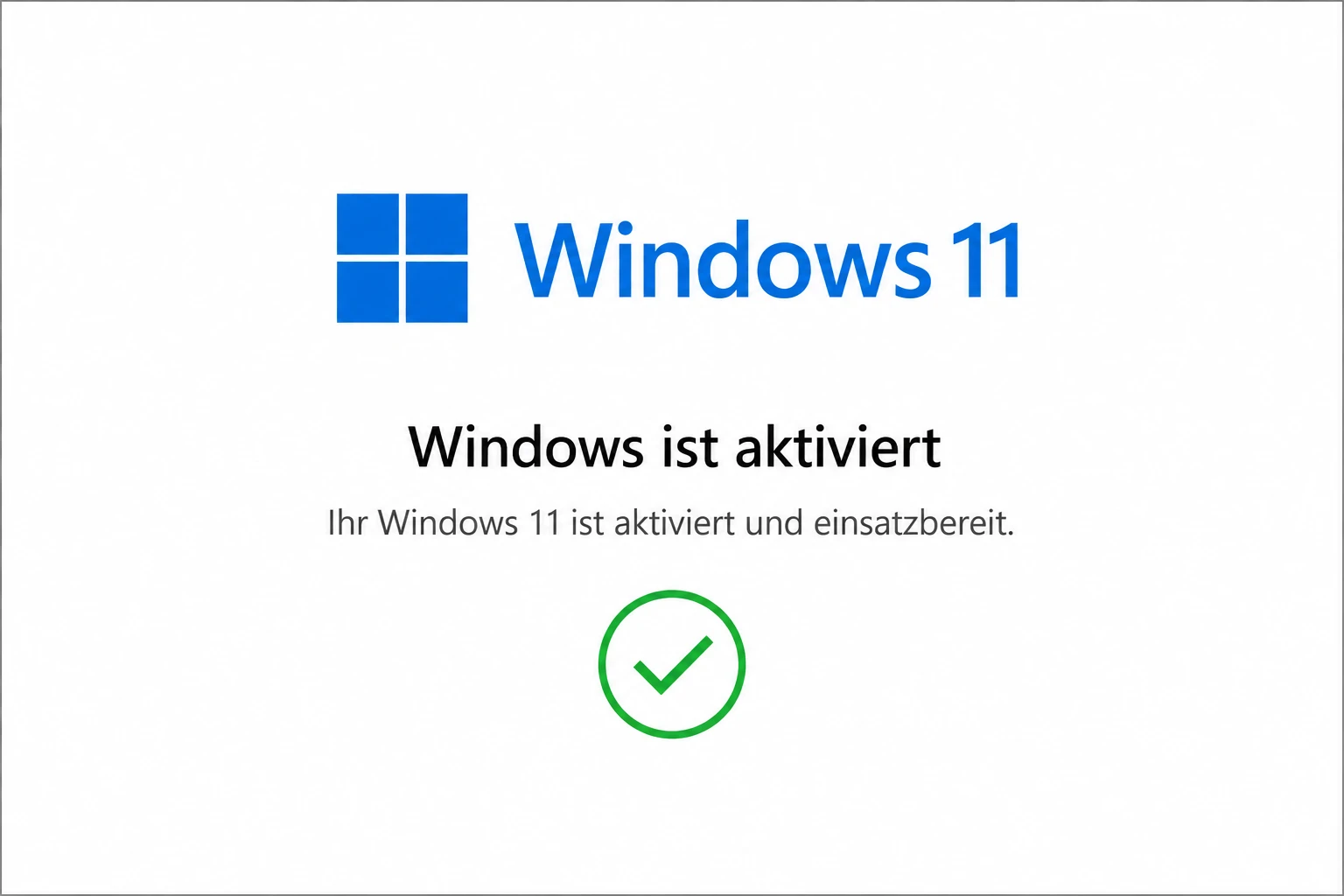 Windows 11 aktivieren